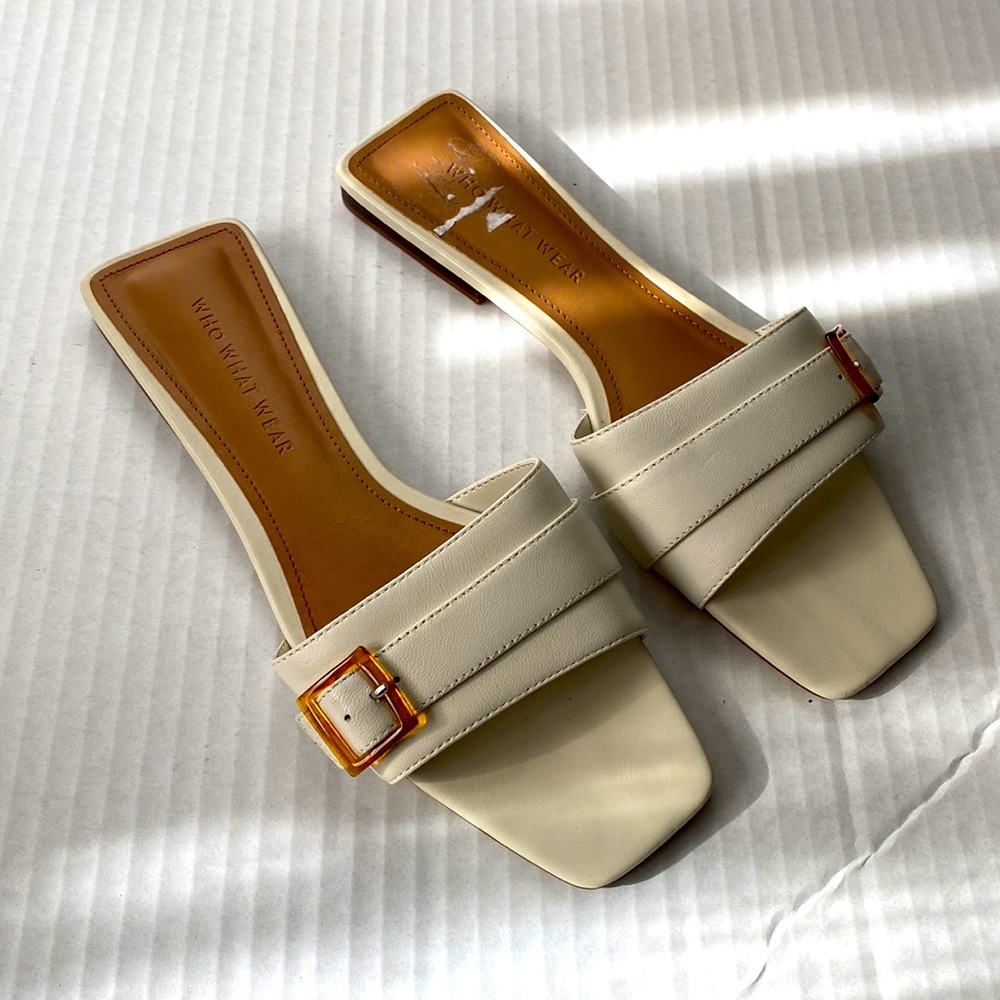 Who What Wear. Flat Sandals  size 7.5 New!